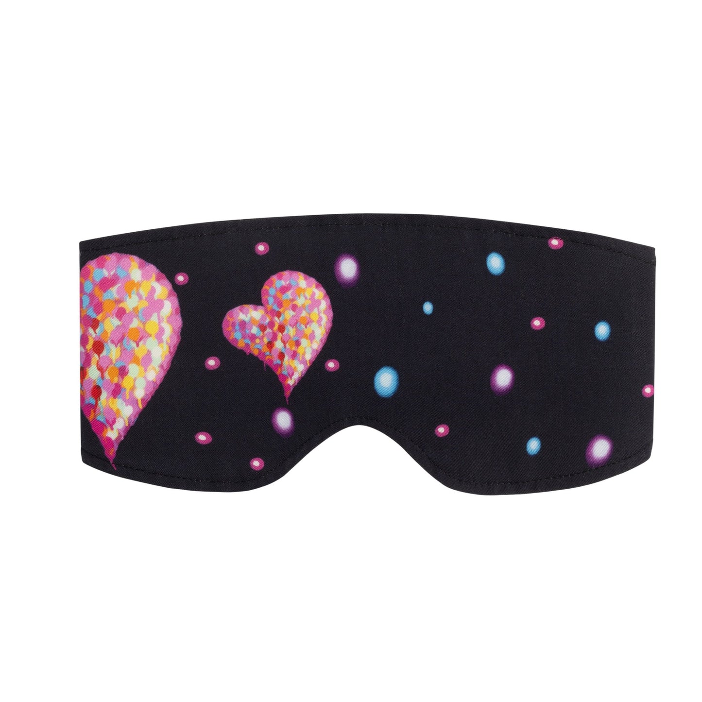 Eye Mask For Sleep Hearts In Space Print