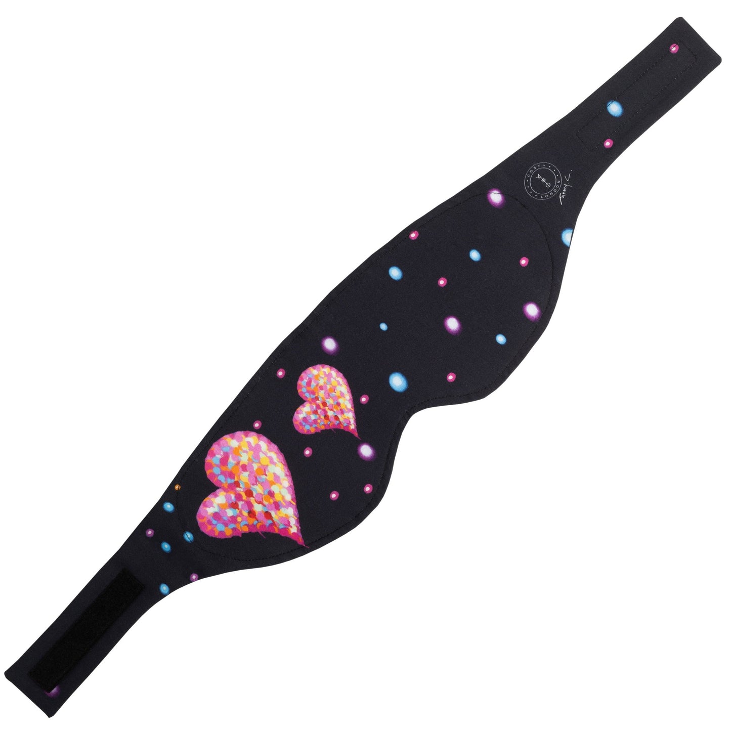 Eye Mask For Sleep Hearts In Space Print