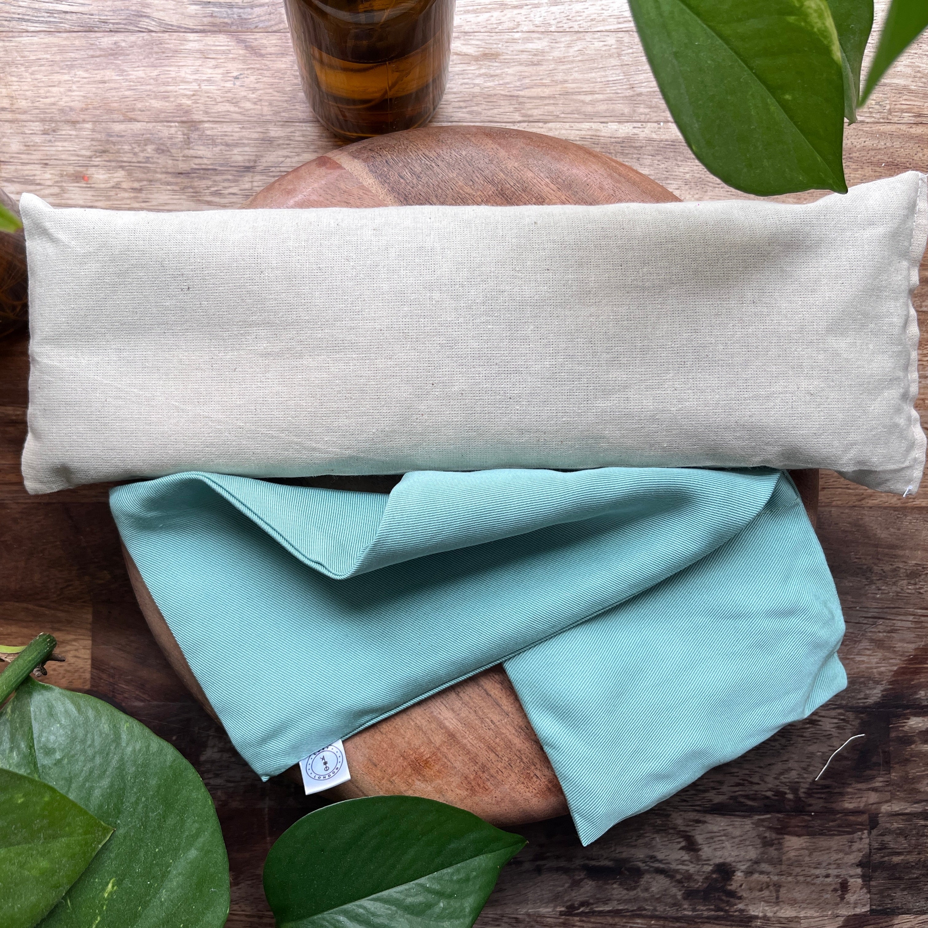 Sage Weighted Eye Pillow with Dried Lavender for Rest & Relaxation