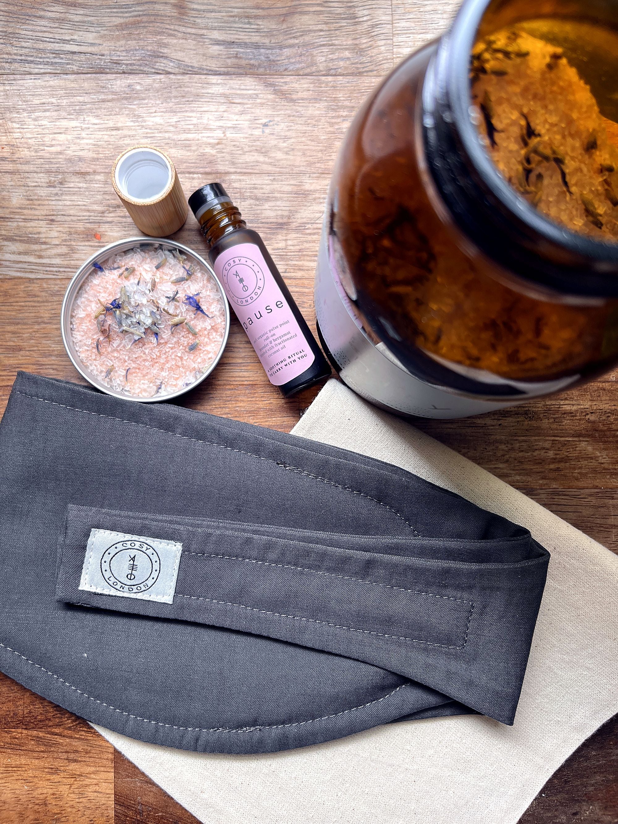 The Nightfall Sleep Mask and Aromatherapy Calming Gift Set