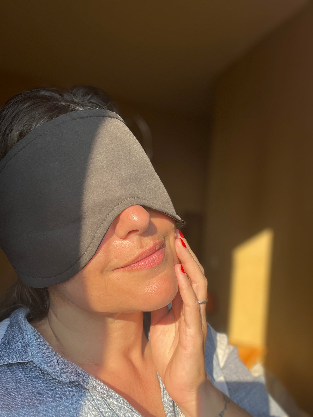 Earthy Green sleep mask