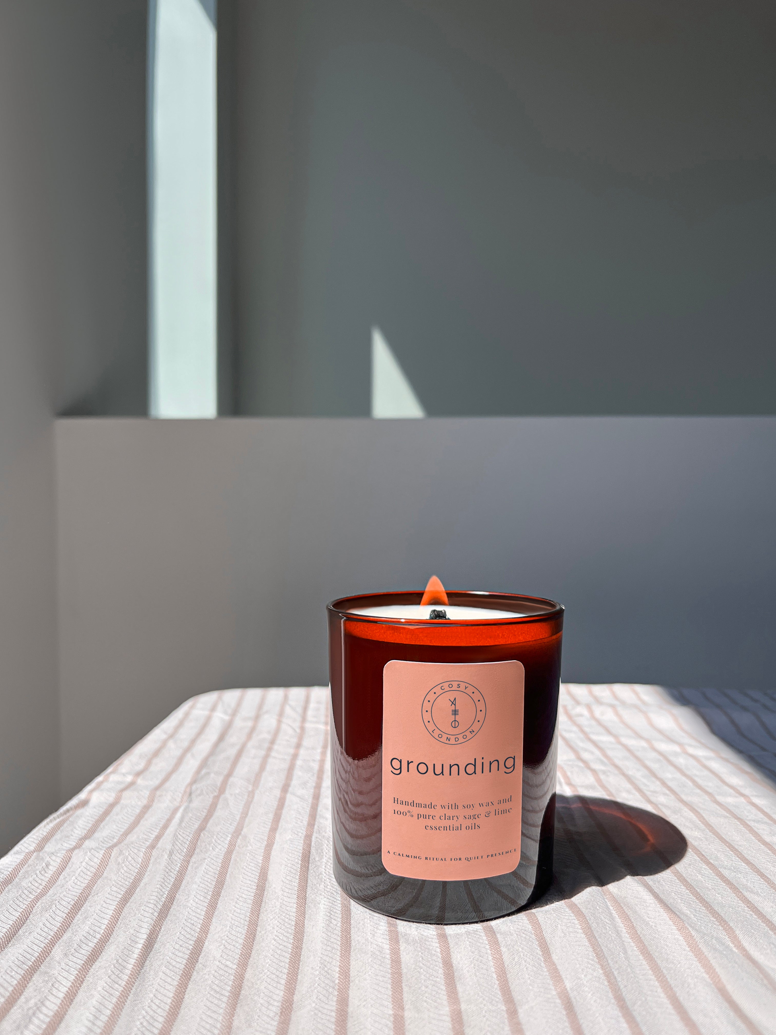 Grounding Woodwick Candle with Clary Sage & Lime