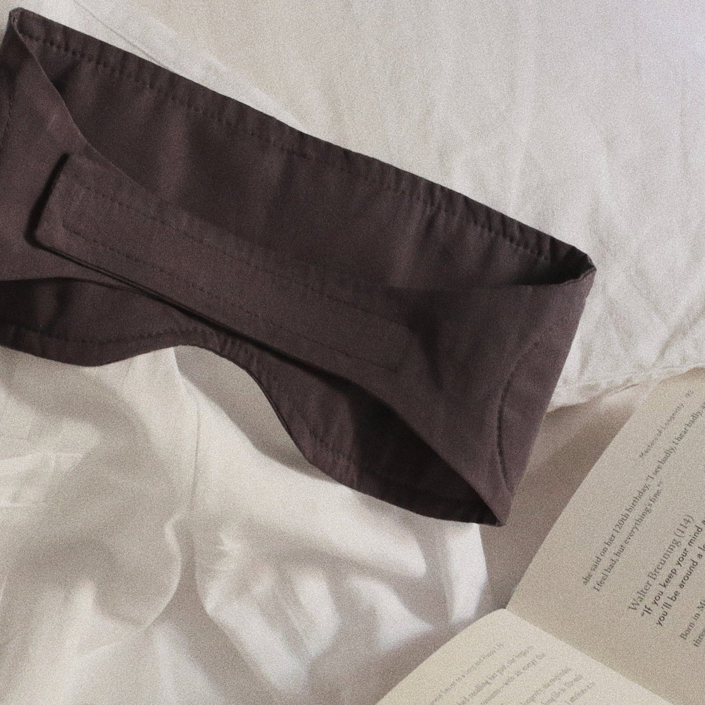Cosy London Eye Mask in Ash Blue