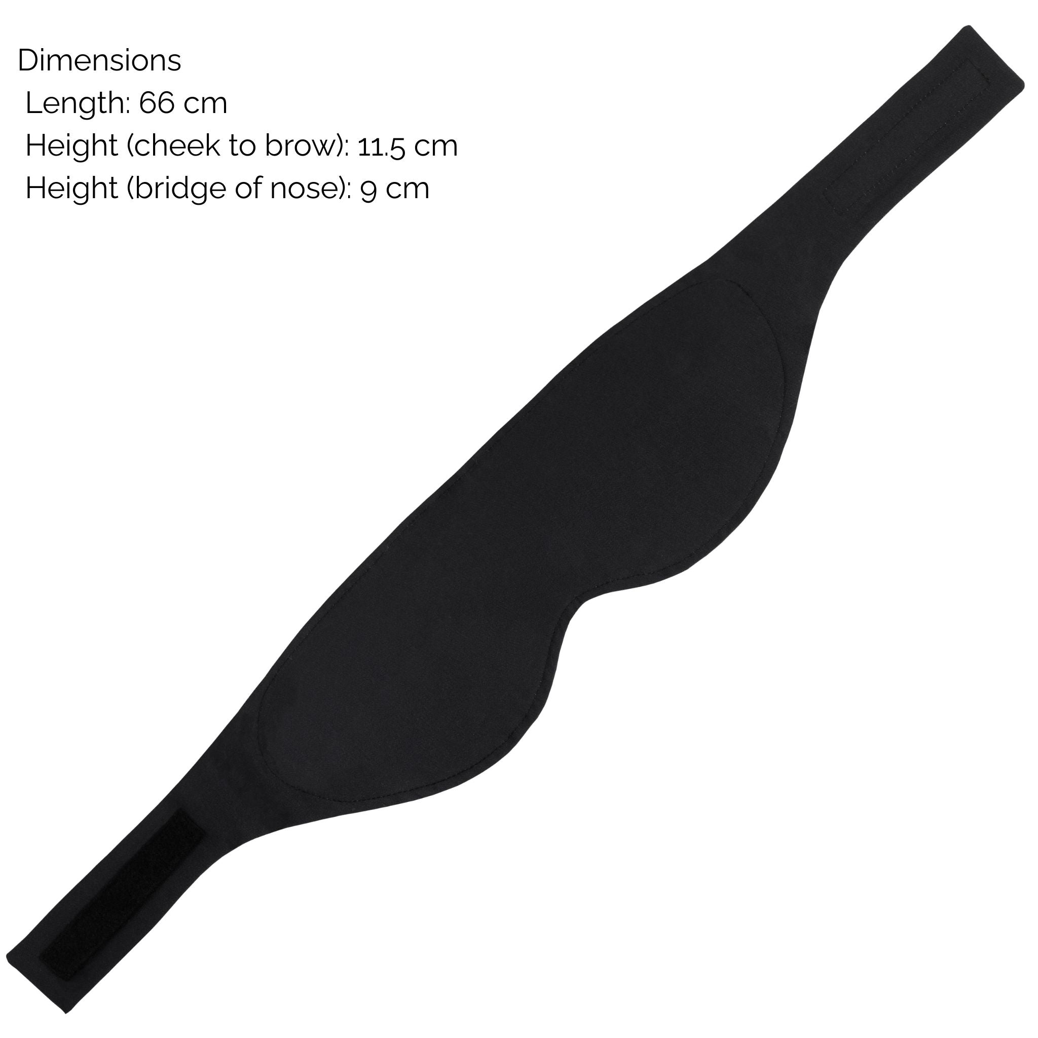 Cosy London Eye Mask in Black
