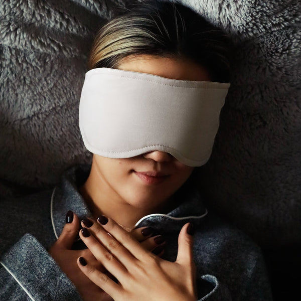 Breathable TENCEL Sleep Mask for Side Sleepers Unisex - Dune
