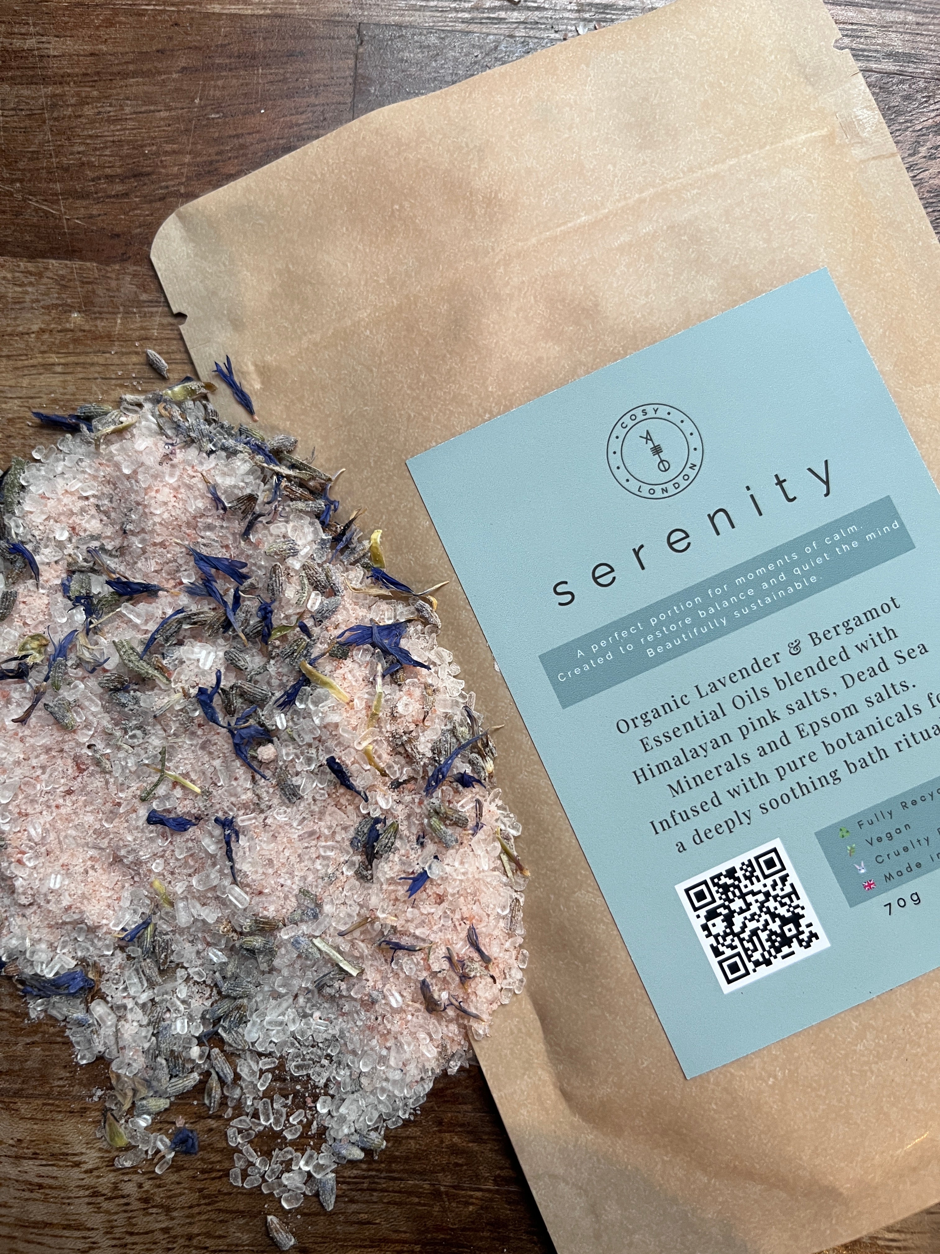 Grounding Evening Ritual Set | Clary Sage &amp; Lime Candle + Lavender Bath Salts