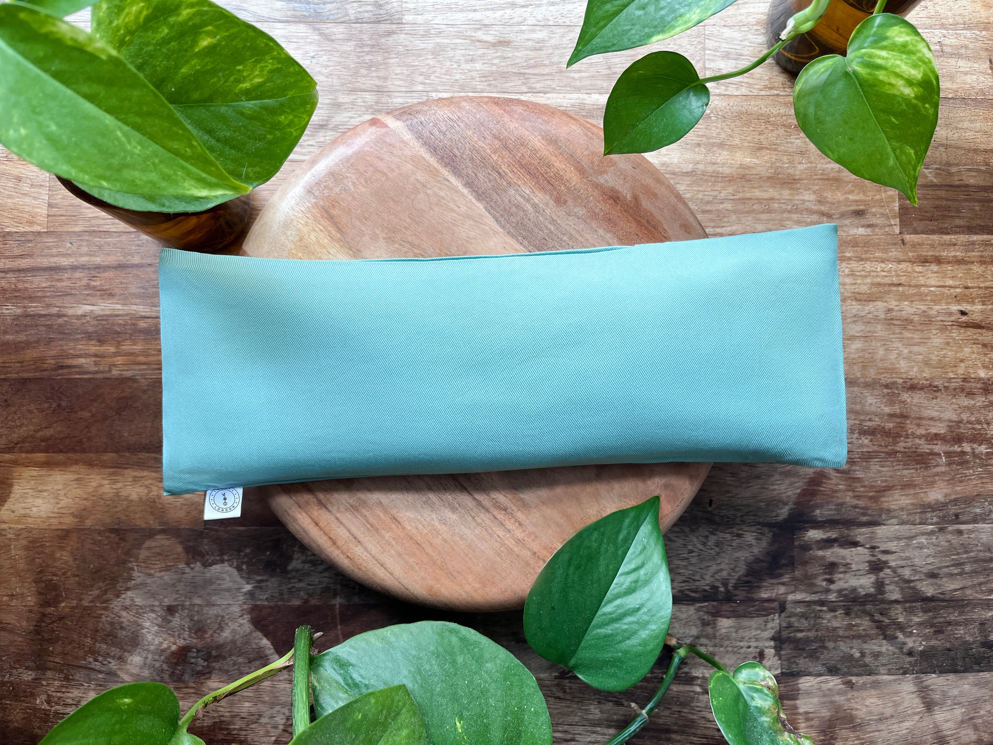 Sage Weighted Eye Pillow with Dried Lavender for Rest &amp; Relaxation