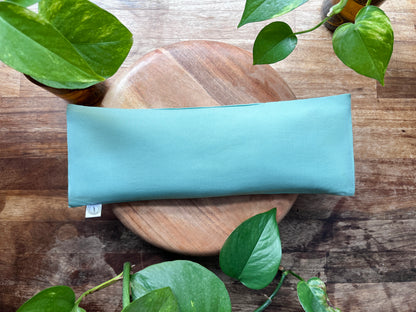 Sage Weighted Eye Pillow with Dried Lavender for Rest &amp; Relaxation