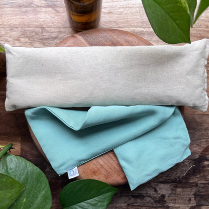 Sage Weighted Eye Pillow with Dried Lavender for Rest &amp; Relaxation