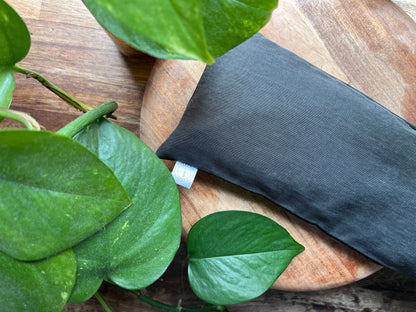 Earthy Green Weighted Eye Pillow with Dried Lavender for Rest &amp; Relaxation