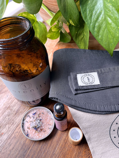 The Nightfall Sleep Mask and Aromatherapy Calming Gift Set