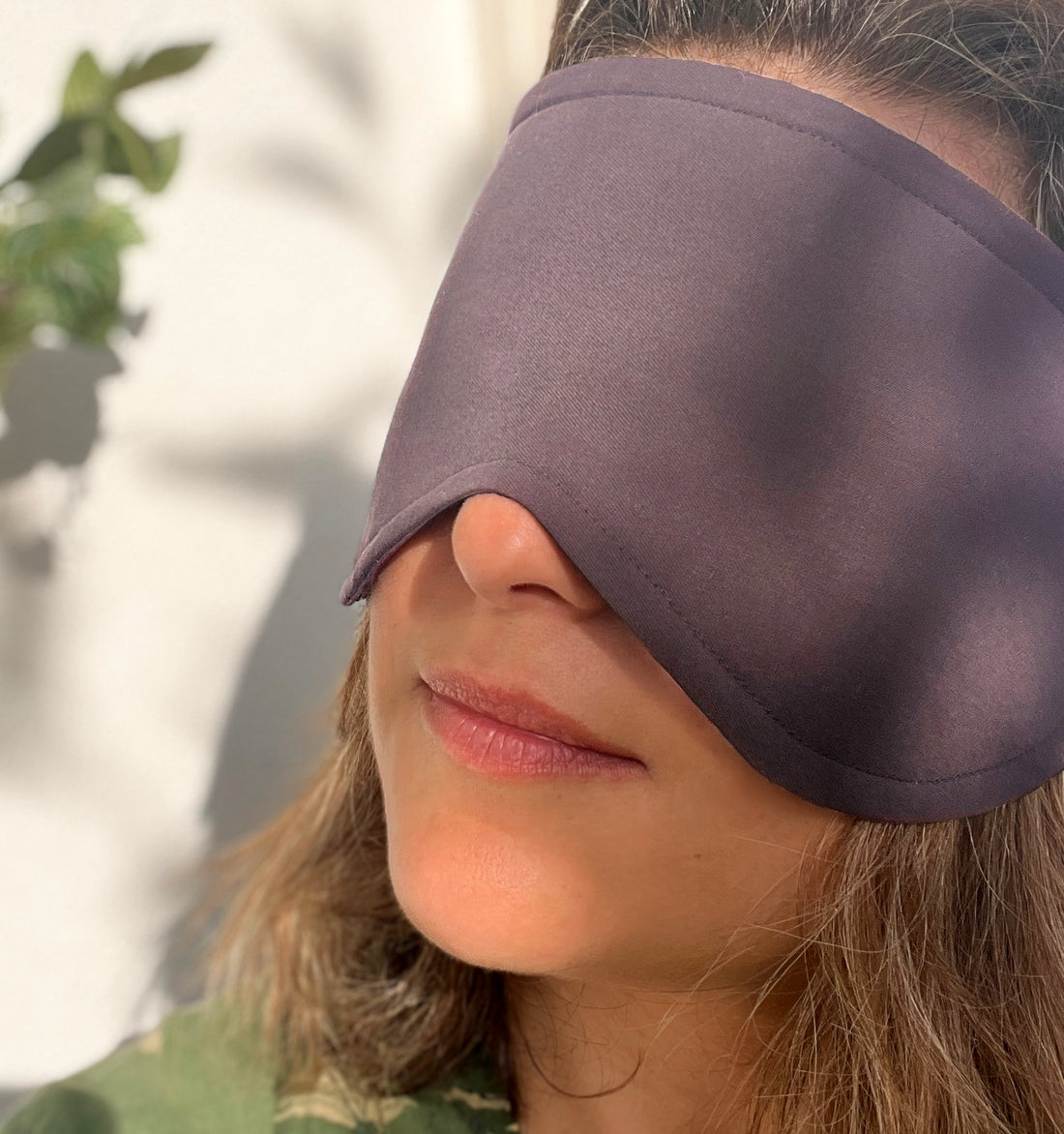 Cosy London Eye Mask in Ash Blue