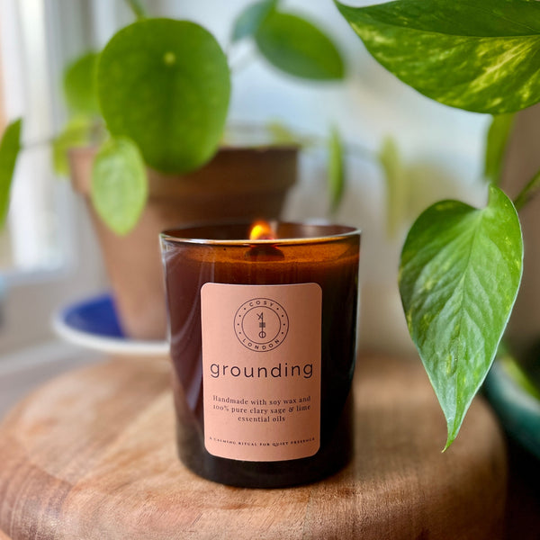 Grounding Woodwick Candle with Clary Sage & Lime