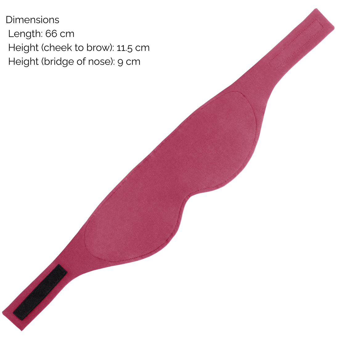 Cosy London Eye Mask in Cerise Pink