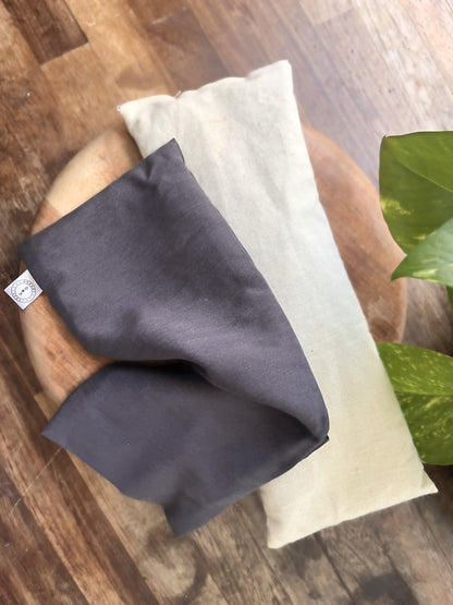 Ash Blue Weighted Eye Pillow with Dried Lavender for Rest &amp; Relaxation (limited edition)